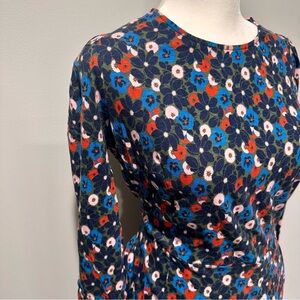 Boden Penelope Jersey Dress, Winter Moss, Bloomsbury Pop, 6R